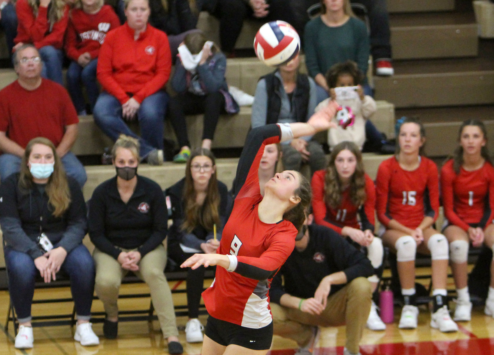 Hudson at Chi-Hi volleyball 10-23-21